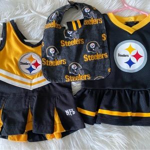Baby girl Pittsburgh Steelers bundle